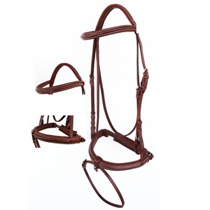 Caballo Snaffle Cuero Brida Fabricante Anatomic Dressage Snaffle Indian Leather - Product Image 2