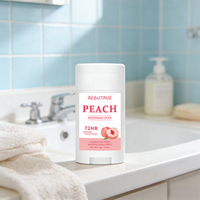 Déodorant Solide Pêche en Gros – Crème Anti-Odeur Sous les Bras, Anti-Transpirant Longue Durée, Parfum Frais et Doux