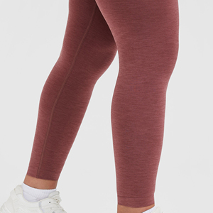 Top qualité femmes Compression Jogging Fitness course cravate teinture Leggings sans couture Spandex solide motif pantalon d'entraînement - Product Image 4