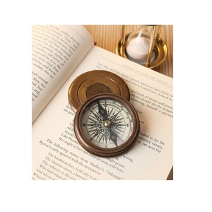 Camping en plein air randonnée survie directionnel professionnel imperméable poche Portable boussole en laiton lumineux article de haute qualité - Product Image 6