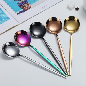 Juego de cubiertos de metal y acero inoxidable, cubiertos plateados con acabado brillante, utensilios de cocina, mayorista, cubiertos con tamaño personalizado - Product Image 4