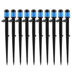 Ajustable 360° <span class=keywords><strong>para</strong></span> Jardín °   Aspersores con Púas, Boquillas de Pulverización Redonda, Emisor de <span class=keywords><strong>Riego</strong></span> <span class=keywords><strong>por</strong></span> <span class=keywords><strong>Goteo</strong></span> con Estaca <span class=keywords><strong>para</strong></span> Insertar en el Suelo - Product Image 1
