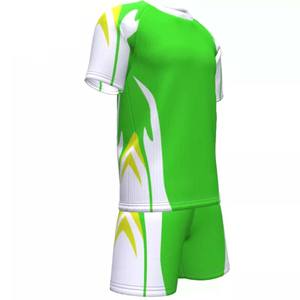 Ropa de entrenamiento de fútbol de verano personalizada OEM conjuntos de camisetas de fútbol de manga corta con diseño impreso - Product Image 1