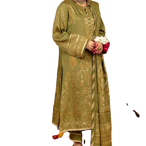 ชุดเดรสปักลายสำหรับสนามหญ้า,ชุดคลุมไหล่สไตล์ปากีสถานดีไซน์สวยหรูสำหรับชาวอินเดียนแดงปรับแต่งไซส์พร้อมสวมใส่ - Product Image 1