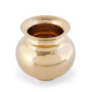 Lota en laiton de luxe, 100% matériau ayurvédique, hautement poli, matériau de qualité supérieure, lota personnalisé pour les accessoires de puja - Product Image 3