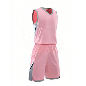 Uniforme de baloncesto juvenil recién llegado de alta calidad, último diseño de conjunto en ropa deportiva de poliéster para exteriores, certificado BSCI - Product Image 4