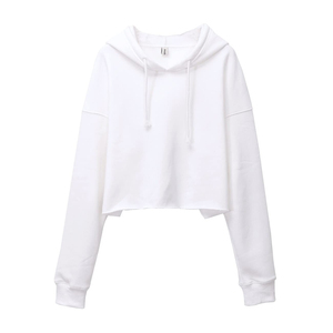 เสื้อฮู้ดทรงครอปสำหรับผู้หญิงกำหนดเองได้ - Product Image 2