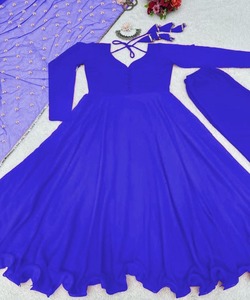 ชุดเสื้อผ้าคู่พิมพ์ลายสวยงามมากและดีไซเนอร์สำหรับปาร์ตี้ dupatta และกางเกงเย็บสำเร็จรูปเย็บติดด้านบนราคาขายส่ง - Product Image 2