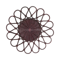 Bas quantité minimale de commande Ensemble De 6 Napperon Fleur Forme Table Accessoires Tapis Tapis Tapis Pas Cher Prix Vietnam En Gros
