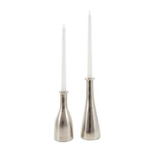 Bougeoir élégant en aluminium avec finition brillante excellent pour les événements d'entreprise dîners élégants et décorations formelles pour la maison - Product Image 4
