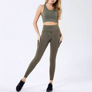 Style personnalisé à bas prix Ensemble de yoga pour femmes Meilleure vente Ensemble de yoga pour femmes à bas quantité minimale de commande Ensemble de yoga pour femmes - Product Image 3