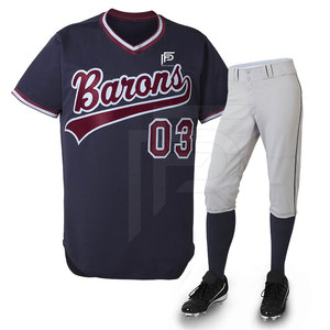 Uniforme de béisbol con logotipo personalizado para hombre, uniforme profesional de Béisbol Juvenil de alta calidad - Product Image 5
