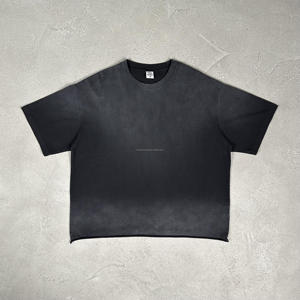 Sun Fade Summer T-shirts pour hommes et femmes, hauts à manches courtes, vêtements unisexes, t-shirt pour hommes - Product Image 5