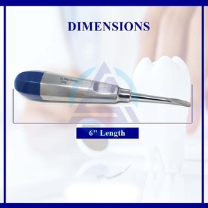 Ensemble dentaire pour extraction de racine dentaire de 2,5 mm, en acier inoxydable avec poignée creuse, implant chirurgical - Product Image 4