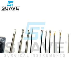 ชุดเครื่องมือผ่าตัดผ่านกล้องแบบสองขั้ว 11 ชิ้น ทำจากสแตนเลส ขนาด 5 มม. x 330 มม. คุณภาพดีที่สุด ใช้ซ้ำได้ โดย SUAVE SURGICAL INSTRUMENTS - Product Image 3
