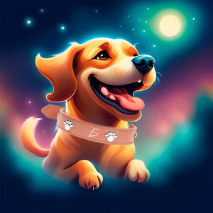 Collare per Cani in Pelle di Lusso da 15 Pollici, Design con Impronta di Zampa, Chiusura Rapida, Personalizzabile, Decorazione in Pizzo Resistente per Gatti - Product Image 1