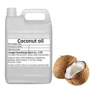 Aceite de coco con infusión de cúrcuma orgánica pura y vitamina E para masaje esencial, absorción rápida, cuidado del cabello corporal, blanqueamiento de la piel refinado - Product Image 6
