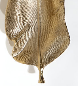 Plato de hoja de plátano de oro de metal de Venta caliente al precio al por mayor con personalización - Product Image 4