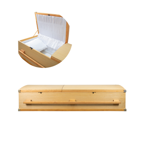 Urnes en MDF de cercueil en bois naturel de style américain et européen de haute qualité directement du fournisseur du Vietnam-Équipement funéraire - Product Image 5