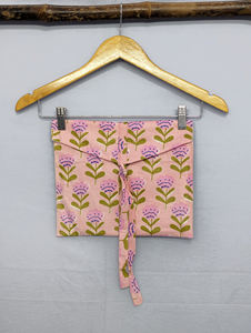 Pijama de Verano para Mujer de Alta Calidad, Informal, Floral, de Algodón Tejido |   Conjunto de Top y Pijama |   Ropa de Dormir Cómoda de Calidad de Exportación - Product Image 2