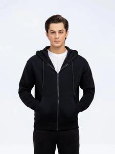 Sweat à capuche zippé pour homme de qualité supérieure, 100 % coton, hiver, avec impression numérique, polaire épaisse et solide, écologique, pour la salle de sport et les voyages - Product Image 5