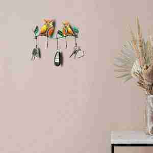 Décoration murale en fer indien de qualité supérieure, hibou, deux modèles, écologique, décoration de la maison, cadeaux pour les fêtes, les mariages et les entreprises - Product Image 4