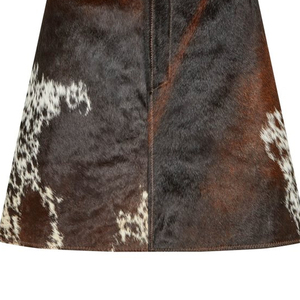 Jupe en cuir de vachette de haute qualité, confortable et légère, OEM/ODM, dernier design de mode, jupe en cuir de vachette - Product Image 3