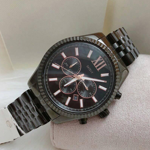 MK-A thanh lịch người đàn ông thạch anh xem với cổ điển chữ số La Mã Vàng quay số và 22mm thép không gỉ ban nhạc cho thời trang kinh doanh - Product Image 4