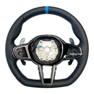 Volante con Levas de Cambio de Cuero para BMW Serie G, Envío Rápido, Compatible con G42, G20, G28, G22, G23, G26, G30, G31, G38, G32, G11, G12, G70, <span class=keywords><strong>G15</strong></span> - Product Image 1