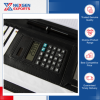 Nexgen Exports, Fabricante Confiable, Carpeta/Portafolio de Cuero Impermeable con Cierre de Cremallera, Tamaño y Color Personalizables, OEM/ODM