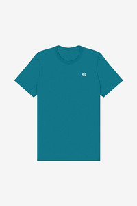 T-shirt unisexe vert sarcelle 100% coton léger à manches courtes style ras du cou, vêtement décontracté d'été pour commandes en gros - Product Image 5