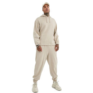 Conjunto de pantalones de chándal y Sudadera con capucha personalizados para hombre, sudadera holgada con hombros caídos, pantalones deportivos, ropa de calle, chándal para hombre - Product Image 5