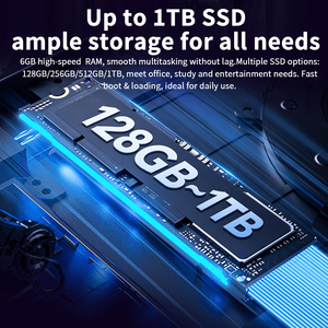 Portátil para Estudiantes OEM de 11.6 Pulgadas, Intel <span class=keywords><strong>N4020</strong></span> de Doble Núcleo, 6GB, 512GB SSD, Pantalla HD, Mini Computadora Portátil para Niños, Escuela y Hogar - Product Image 5
