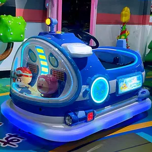 Carro de brinquedo elétrico duplo para crianças, equipamento de diversões para playground, parque de diversões, carro duplo para crianças, novo, 2024, novo, tamanho de parque, carros de choque