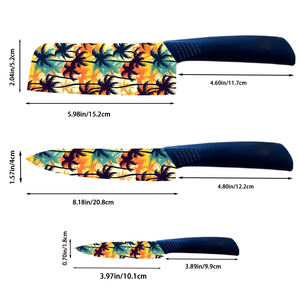 Juego de Cuchillos de Chef con Hojas de Cerámica Premium 2026, Mangos de Plástico, Afilados, para Entusiastas de la Cocina, en Existencia - Product Image 2