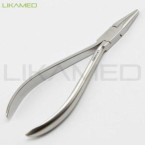 LIKAMED Goslee Ortho Plier 14 cm Pince orthodontique à nez plat allemand en acier inoxydable CE Équipements dentaires - Product Image 2