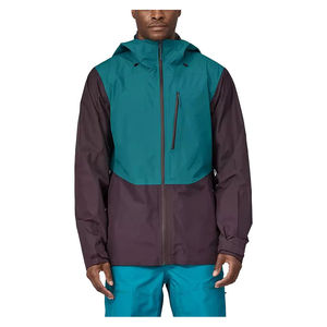 Logo personnalisable hommes High Street grande taille extérieur coupe-vent veste séchage rapide imperméable Camping vêtements col montant pour - Product Image 4