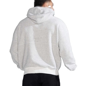 Sudadera con Capucha de Forro Polar Grueso de 400 g/m² para Hombre, Personalizada OEM, con Estampado Digital, Diseño Sólido, Estilo Moderno - Venta al Por Mayor - Product Image 3