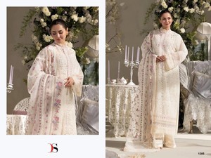 Bordado de algodón Salwar Kameez Catálogo completo disponible a tarifa mayorista, Colección Premium Salwar kameez a precio mayorista. - Product Image 5