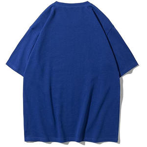 OEM/ODM Heavyweight 100% algodón hombres camisetas hombro caído de gran tamaño más tamaño personalizado impreso Logotipo de alta calidad camiseta en blanco - Product Image 2