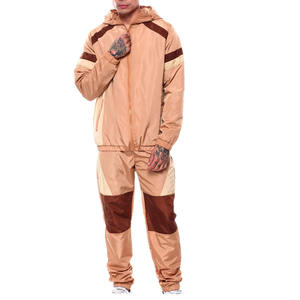 Nouveau Style hommes Sport coupe-vent survêtement survêtement ensemble tissé blanc 100% Nylon coupe-vent survêtement ensemble pour hommes - Product Image 6