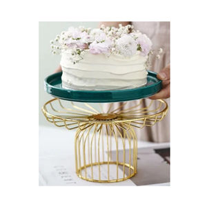 Support à gâteau fait main en métal de la plus grande qualité pour mariage et fête Décoratif le plus luxueux et élégant pour le fabricant - Product Image 6