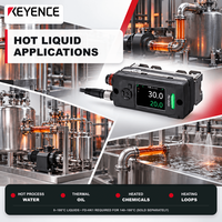 Capteur de débit à haute température KEYENCE FD-H10K, capteur de débit de liquide ultrasonique à pince pour tuyau de 13-18 mm, 20-30 L/min