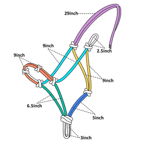 Cuerda de Entrenamiento para Caballos Súper Resistente, Cuerdas de Nylon Trenzadas Personalizadas para Caballos - Product Image 5