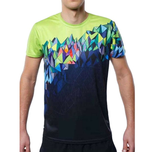 Camiseta de Jersey corta informal para hombre superventas, transpirable de alta calidad y peso ligero para adultos, estilo de sublimación - Product Image 4