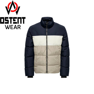 Chaqueta acolchada impermeable de invierno para hombre de alta calidad, capucha de lona personalizable con soporte de burbujas, fabricante directo de High Street - Product Image 3
