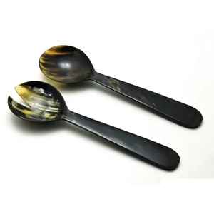 Fabricant en gros d'accessoires de cuisine, petite cuillère en corne pour restaurant, couverts en corne naturelle, ensemble de cuillères de table pour la maison - Product Image 6