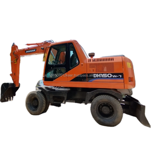 DH150W-7 Doosan มือสองเครื่องขุดไฮดรอลิก15ตันของเกาหลีสภาพดีใช้รถขุดล้อไฮดรอลิก - Product Image 1
