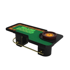 Mesa de ruleta de calidad de casino profesional totalmente personalizable CasinoKart mantel impreso personalizado de acero inoxidable fuerte - Product Image 2