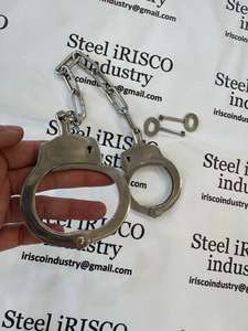 Grilletes de Muñeca de Acero Inoxidable de Alta Resistencia, Juguetes Eróticos de Bondage, Restricciones BDSM, Accesorios para Clubes Fetichistas, Esposas Kinky Manuales CE - Product Image 4